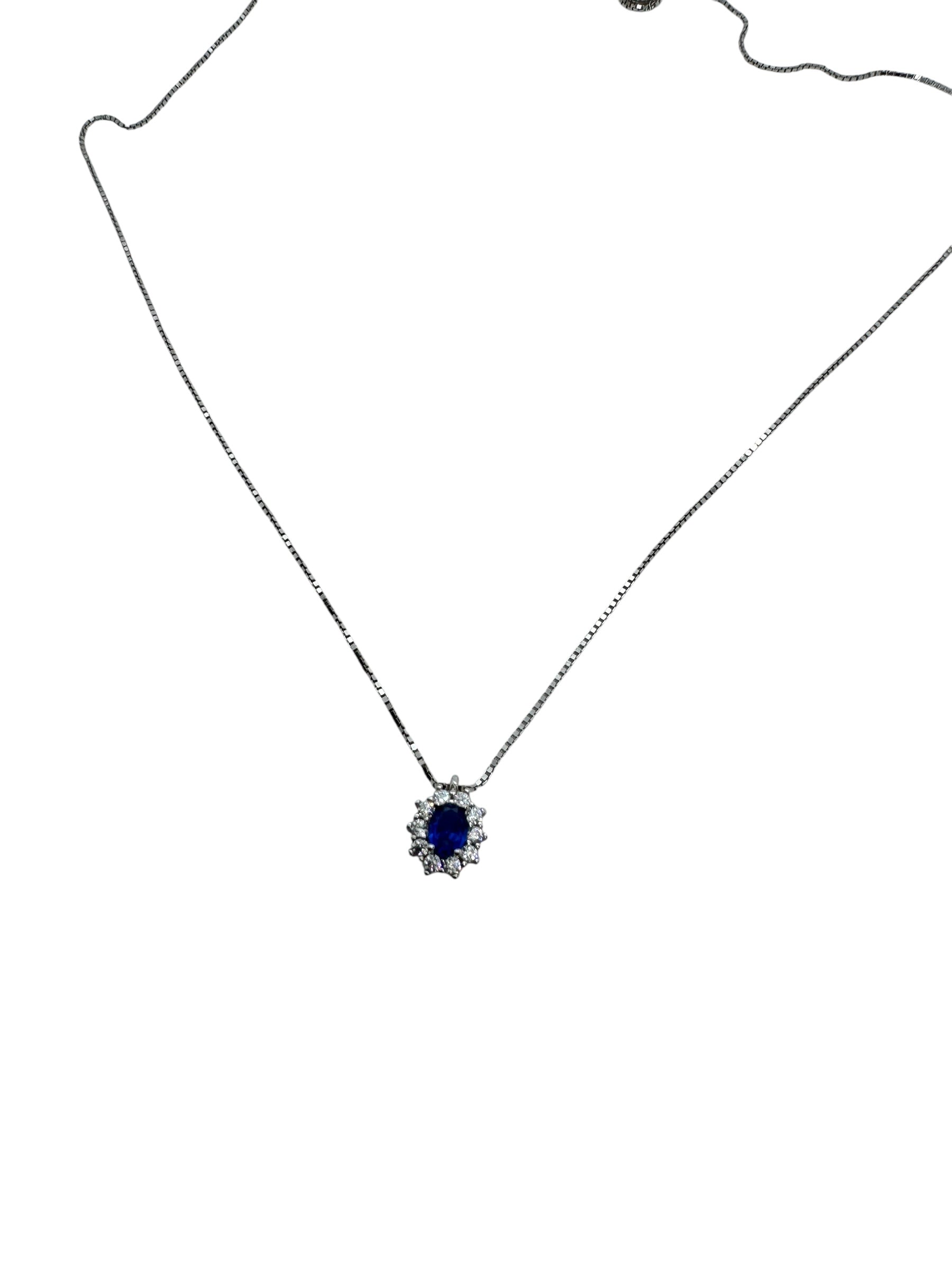 Collana mini Kate Blu