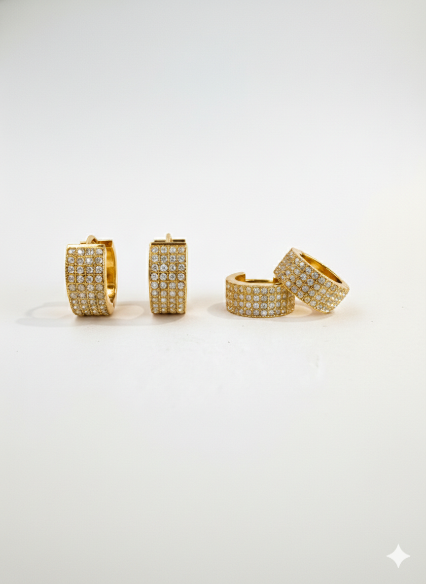 Cerchi Large piatti GOLD