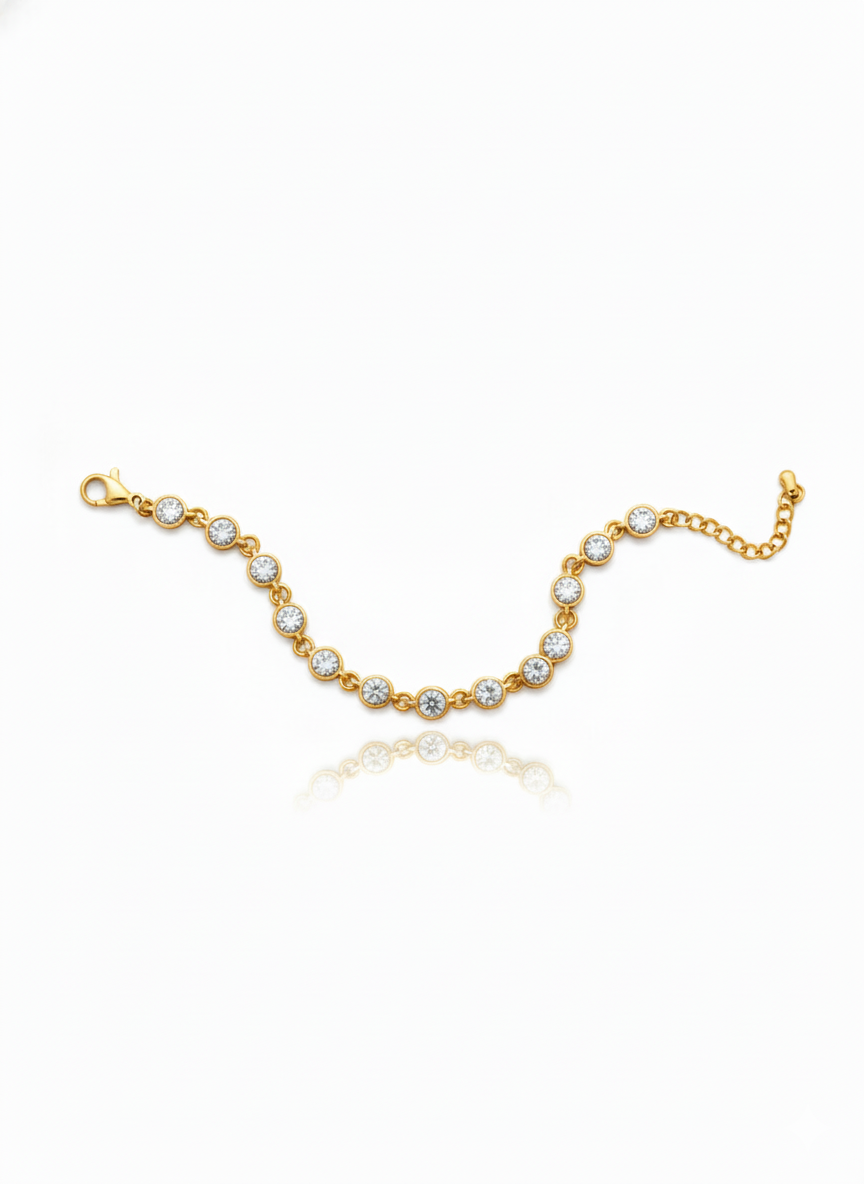 Bracciale Strass cipollina GOLD