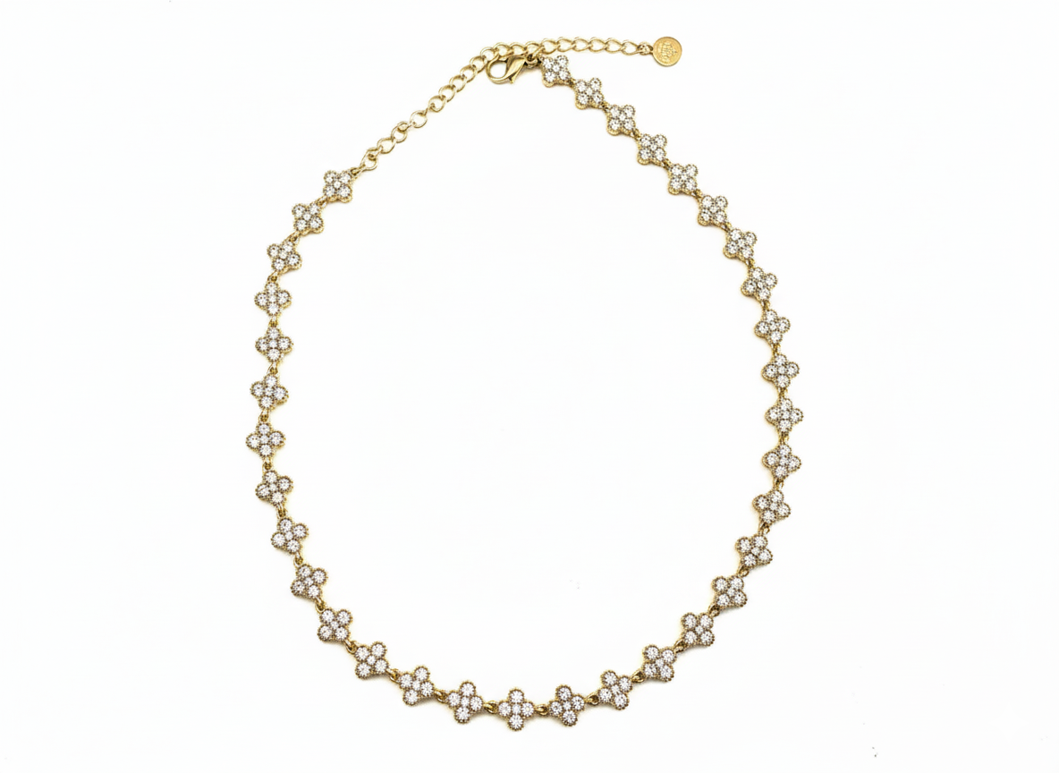 Choker Flower GOLD