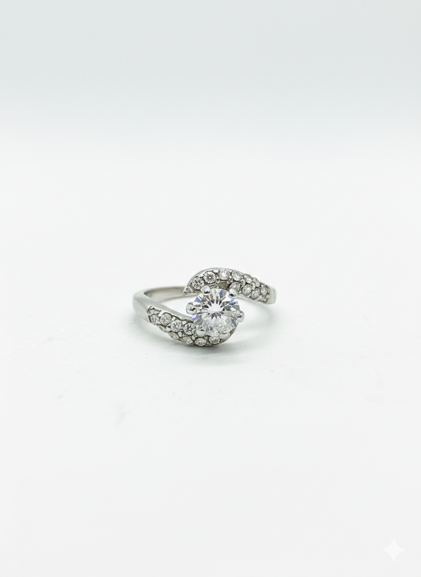Anello onda SILVER