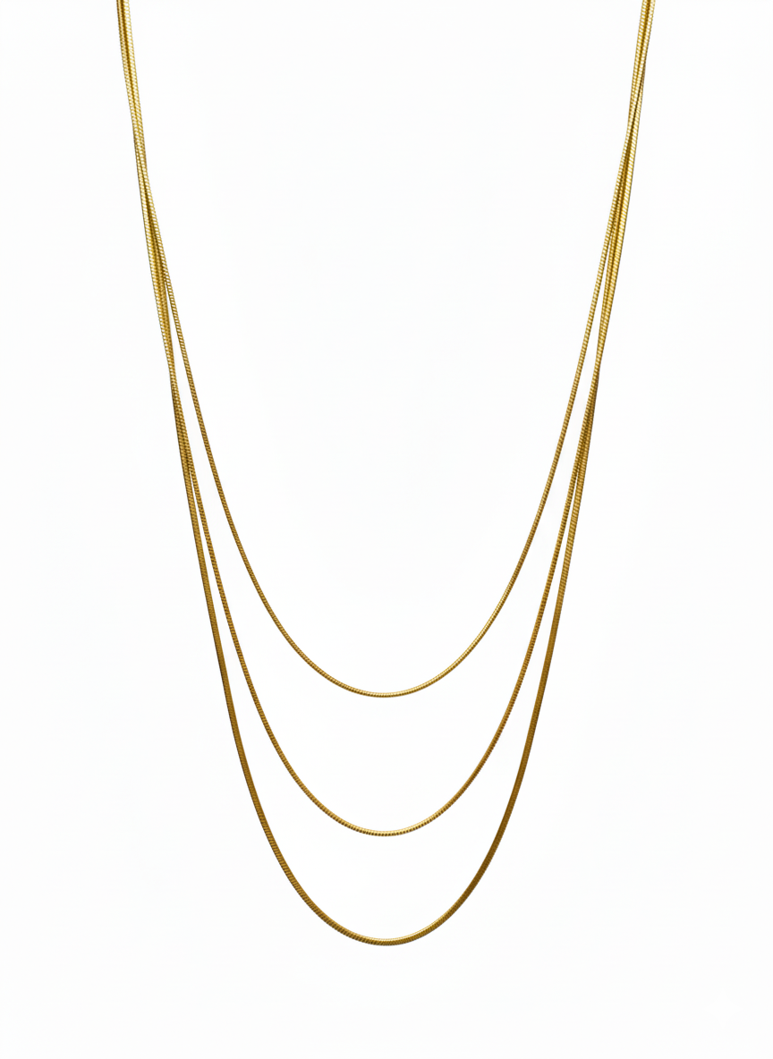Collana 3 fili GOLD