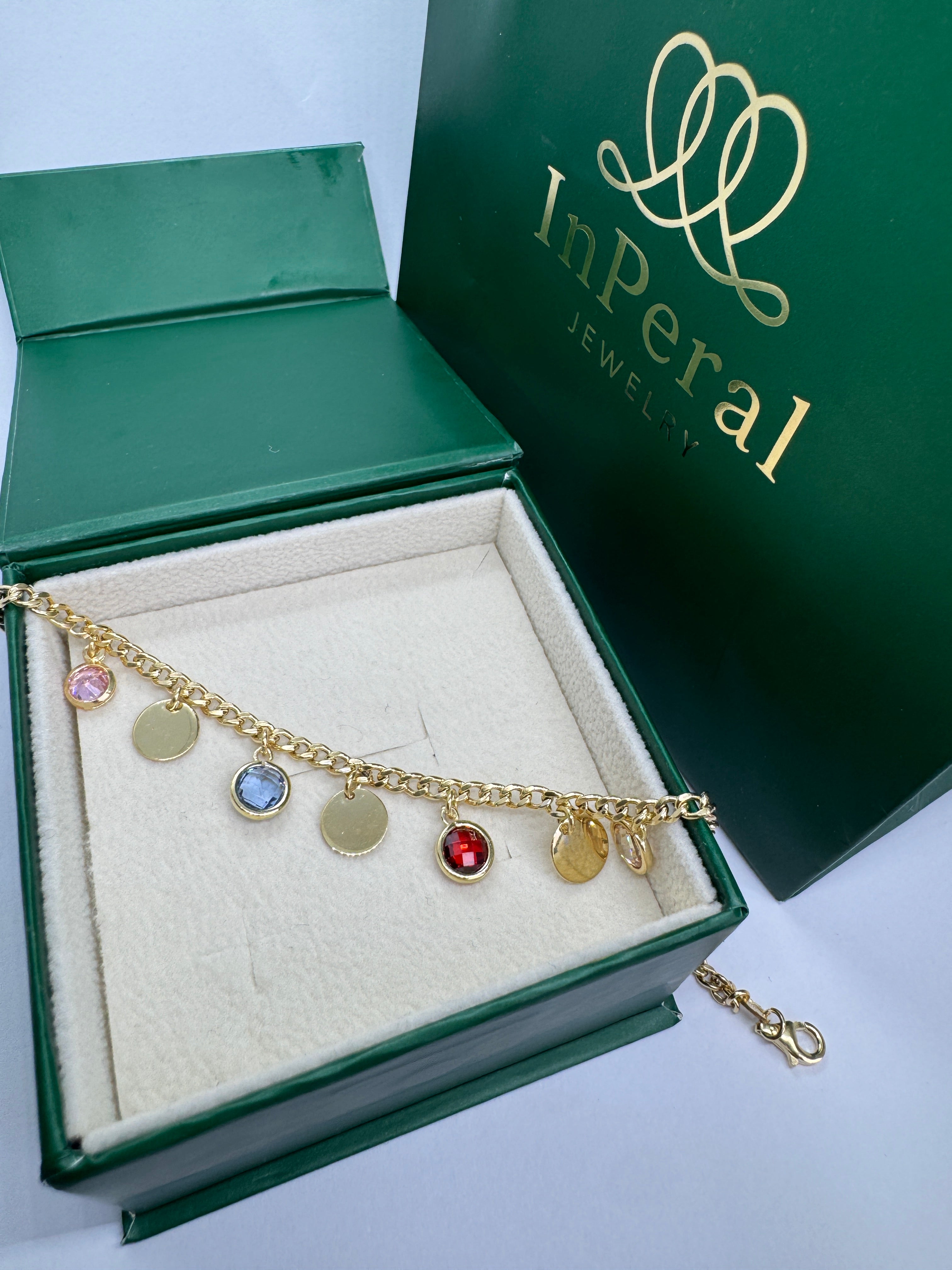 Bracciale charm colorati