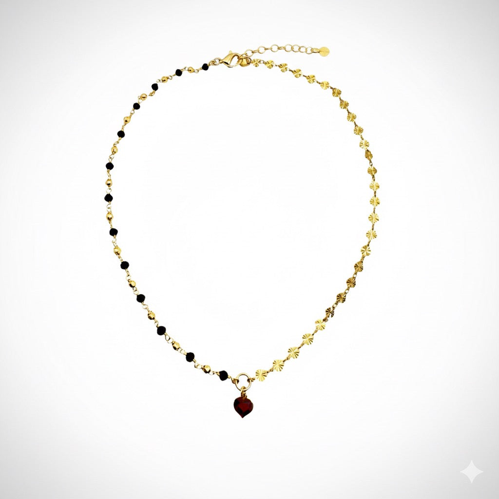 Collana Heart Noir