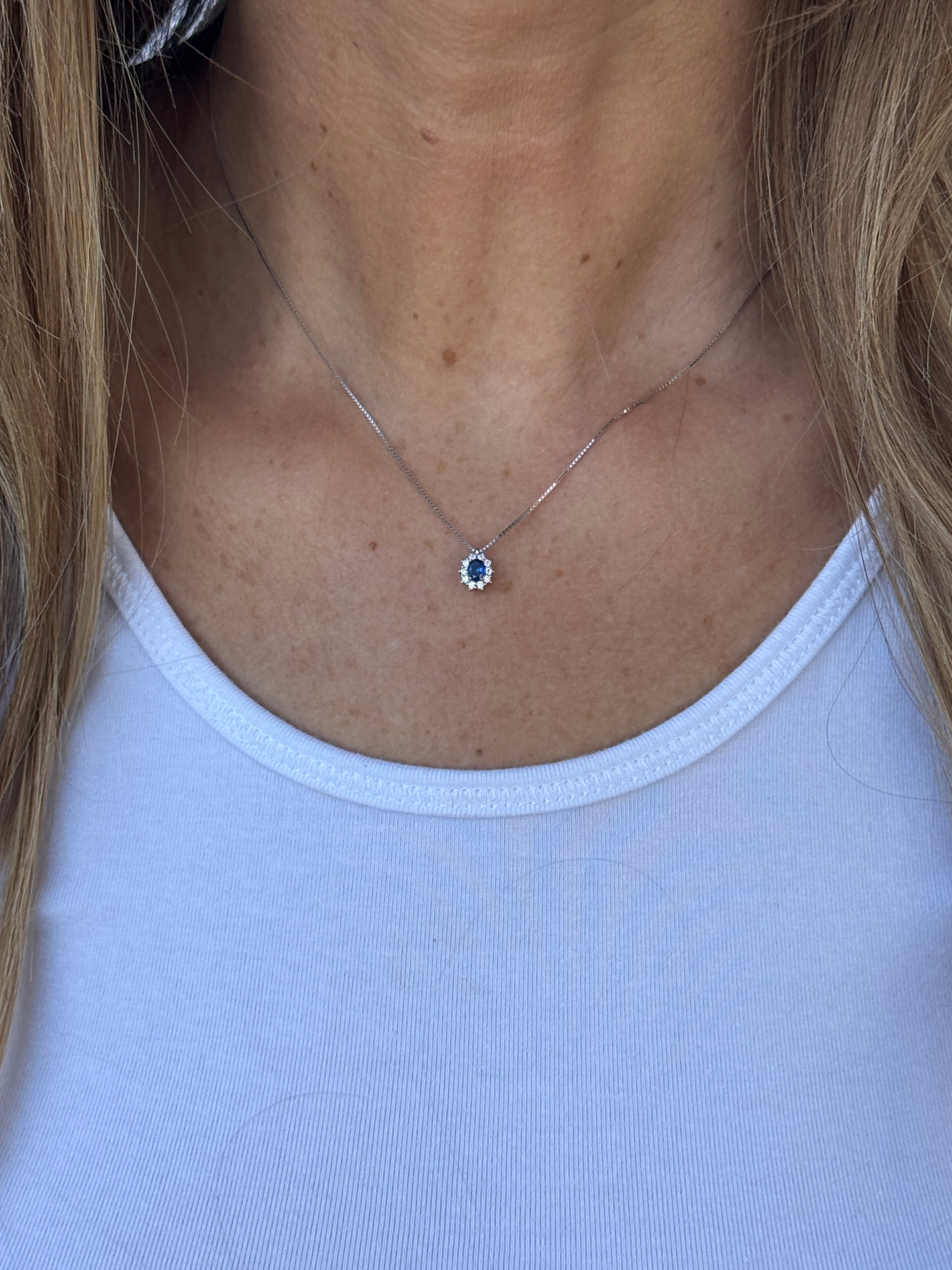 Collana mini Kate Blu