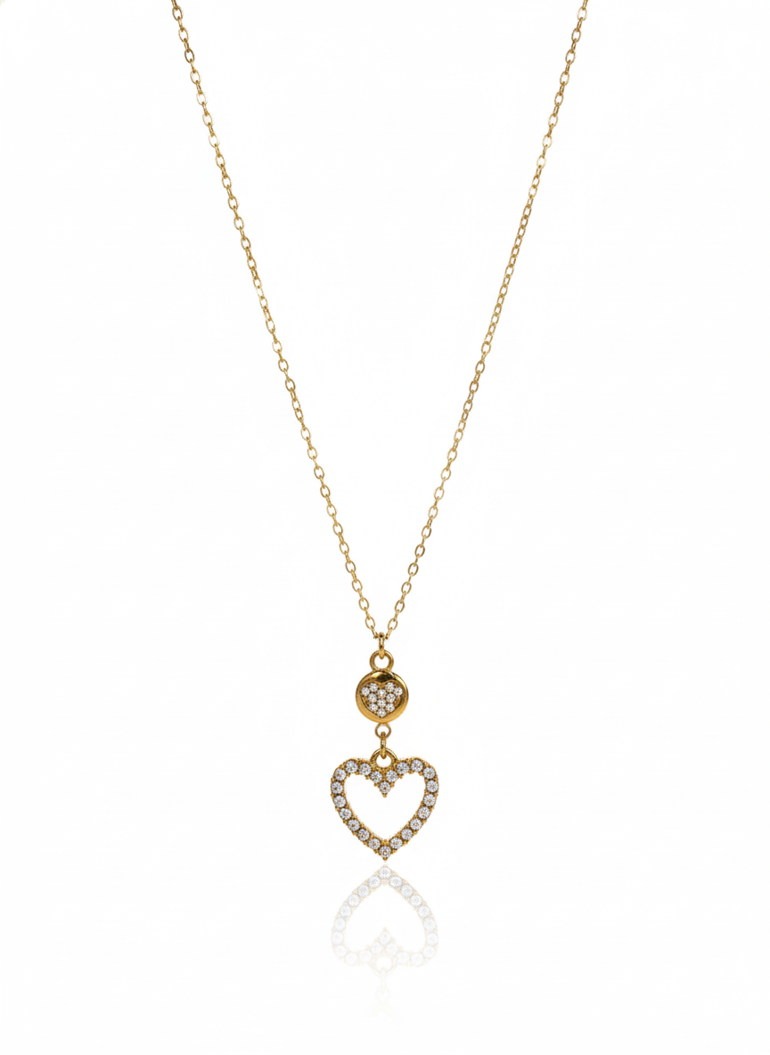 Collana Cuore centrale GOLD