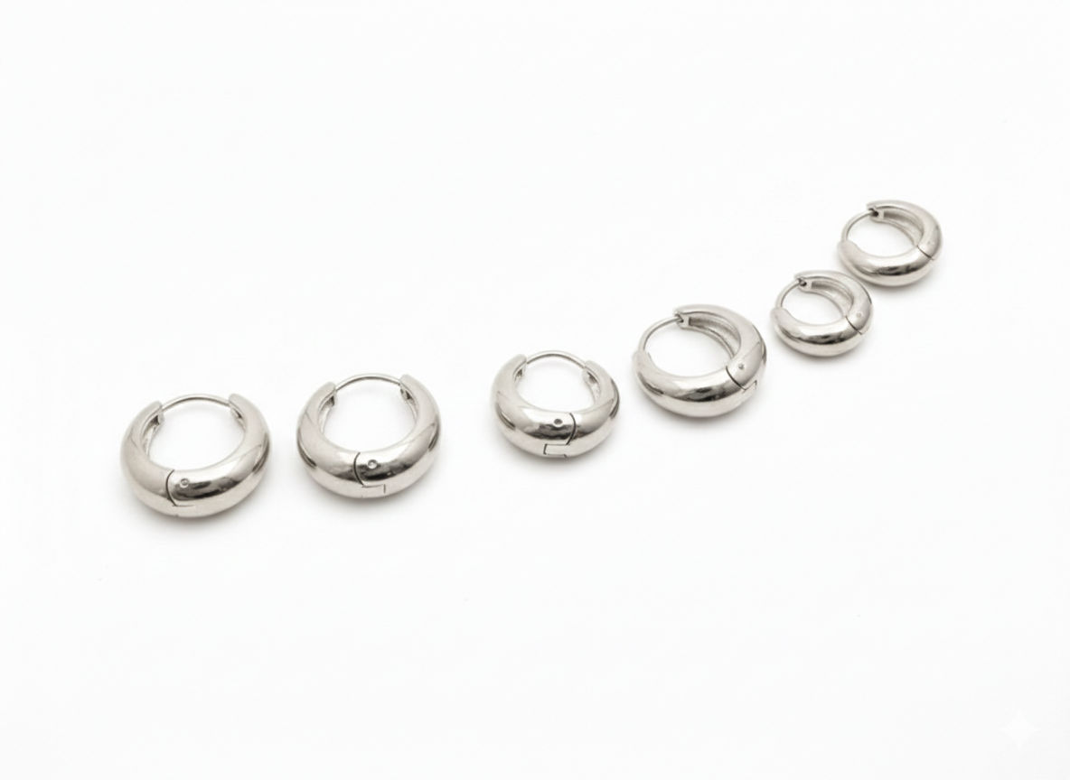 Orecchini Bomb goccia SILVER
