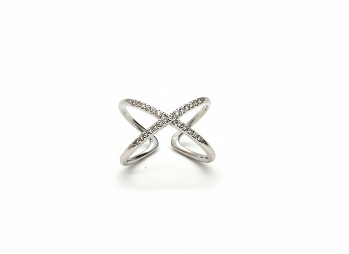 Anello intreccio SILVER