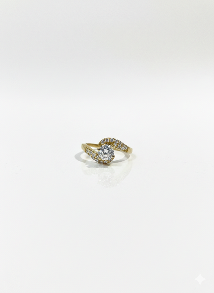 Anello onda GOLD