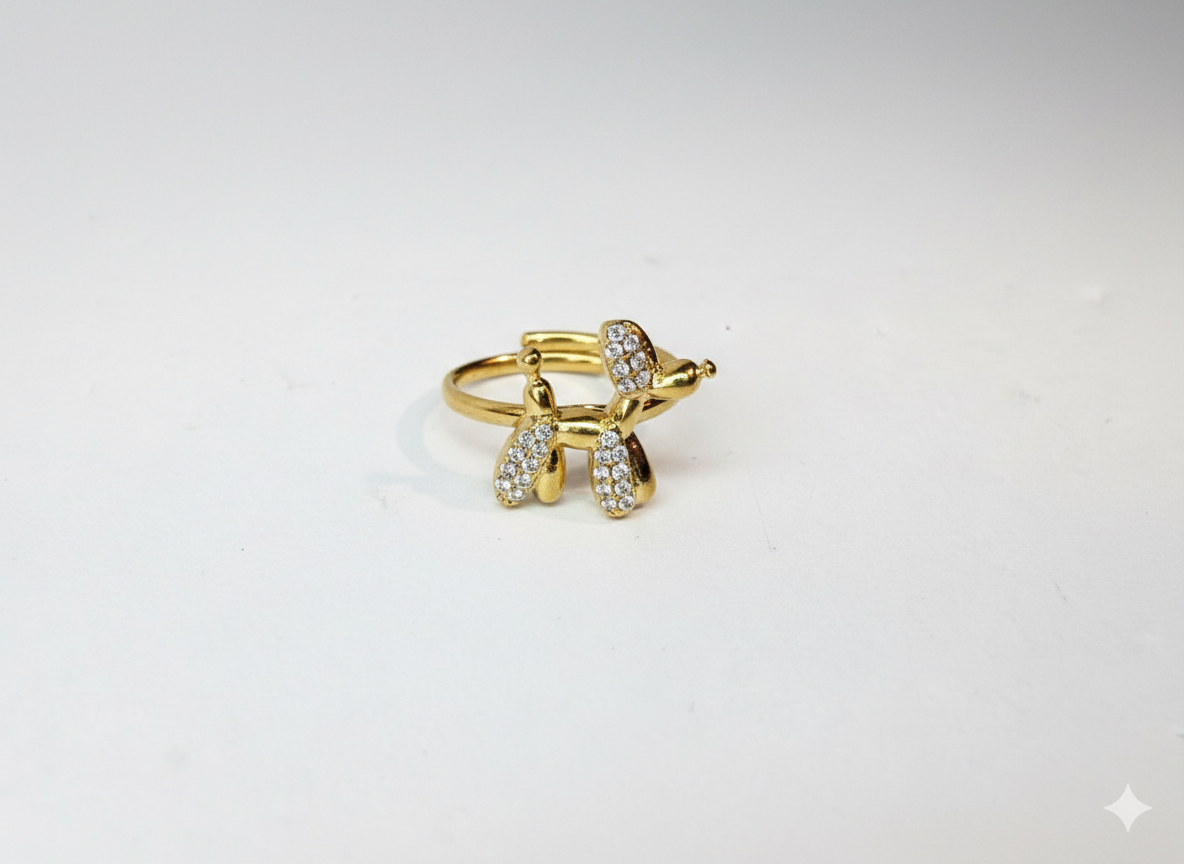 Anello barboncino Gold
