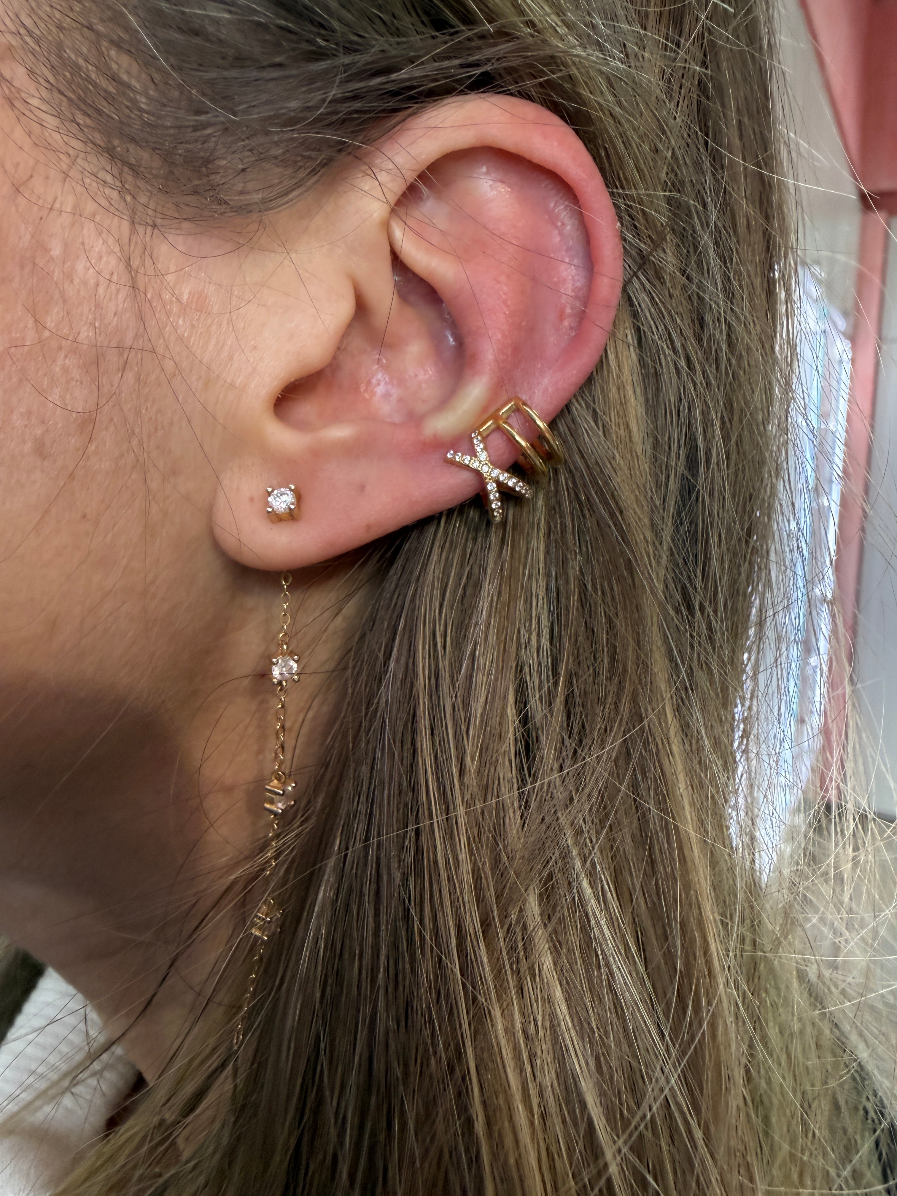 Earcuff Multifilo GOLD